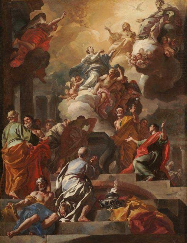 L Assomption et le Couronnement de la Vierge, Francesco Solimena